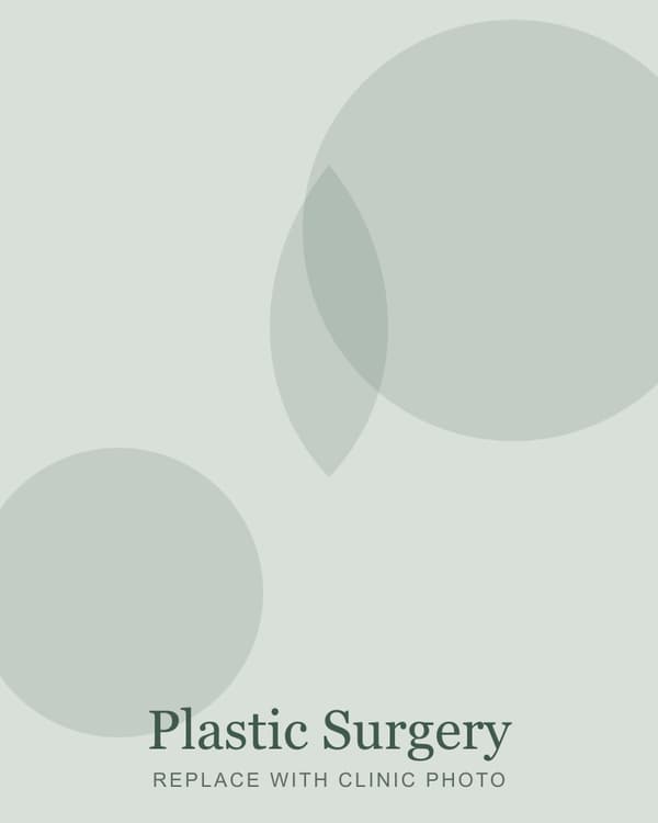 Plastic surgery consultation